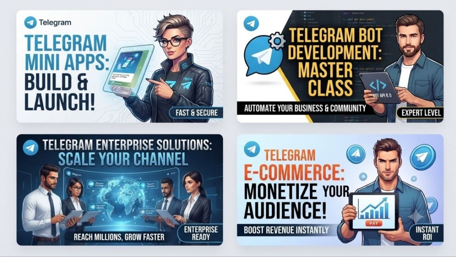 Telegram business & community